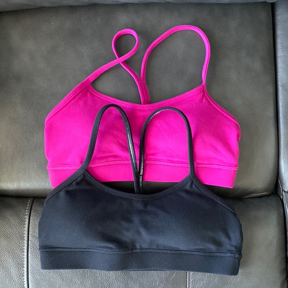 Lululemon Flow Y Bras 2 pack size 4